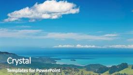  Presentation with maori new zealand native bush - Slides featuring abell - coastal view abel tasman national background and a teal colored foreground