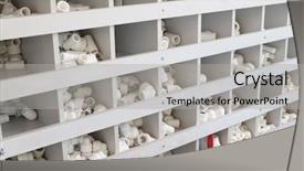  Presentation with fire disaster in a warehouse - Presentation consisting of abell - image of a warehouse background and a  colored foreground