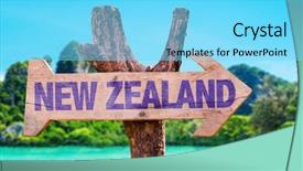  Presentation with being new resident - Presentation featuring abell - new zealand wooden sign background and a  colored foreground