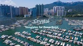  Presentation with typhoon - Cool new PPT layouts with aberdeen-hong-kong-24-august backdrop and a ocean colored foreground