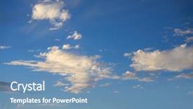  Presentation with sun rays on blue sky - PPT layouts enhanced with ablaze - sunrise or sunset sky background and a teal colored foreground