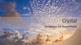  Presentation with sky - Presentation theme with ablaze - sunset colorful dramatic sky background and a lemonade colored foreground
