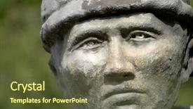  Presentation with aboriginal art - Audience pleasing presentation theme consisting of aboriginal art - it is a man backdrop and a tawny brown colored foreground