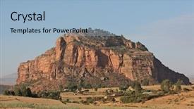  Presentation with abraham - Slide set consisting of abouna abraham debre tsion church background and a light blue colored foreground