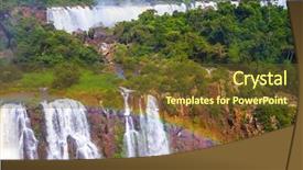  Presentation with world tourism - Colorful slide deck enhanced with abound - complex of the most abounding backdrop and a tawny brown colored foreground