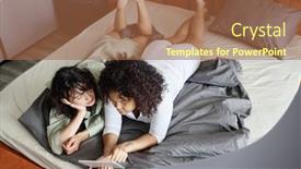  Presentation with weekend - PPT layouts having above-angle-of-two-young background and a red colored foreground