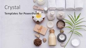  Presentation with aromatherapy massage - Slide set having above aromatherapy background bathroom beautiful beauty candle card care cosmetic fashion flat flower healthy lay lifestyle luxury massage nature oil organic pastel pebble produ background and a light gray colored foreground