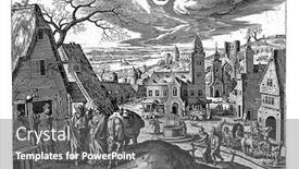  Presentation with zodiac - Audience pleasing slides consisting of above-center-the-sign backdrop and a dark gray colored foreground