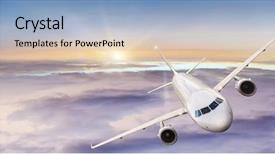  Presentation with wide screen medical - Presentation enhanced with above dramatic clouds wide screen background and a light blue colored foreground