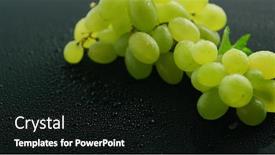  Presentation with green and purple mardi gras - Amazing slide deck having dark background with water backdrop and a black colored foreground