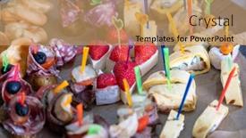  Presentation with parchment - Presentation theme consisting of above-of-delicious-fruit background and a  colored foreground