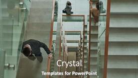  Presentation with upstairs - Presentation with above-shot-of-three-business background and a tawny brown colored foreground