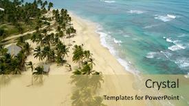  Presentation with dominican republic - Theme consisting of above the dominican republic background and a yellow colored foreground