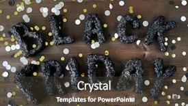  Presentation with friday - Slides featuring above view of three-dimensional background and a tawny brown colored foreground