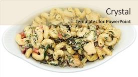  Presentation with japanese new year above view - Slide set featuring above view of tuscan chicken background and a  colored foreground