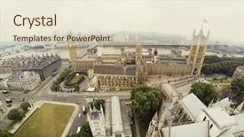  Presentation with westminster - Colorful theme enhanced with above westminster abbey house backdrop and a  colored foreground