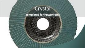  Presentation with clipping - Beautiful PPT layouts featuring abrasive-disk-for-grinder-isolated backdrop and a ocean colored foreground