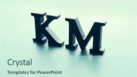  Presentation with fisheries management - Slide deck consisting of abreviations - management abbreviation km made background and a soft green colored foreground