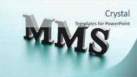  Presentation with management - Theme having abreviations - management abbreviation mms made background and a  colored foreground