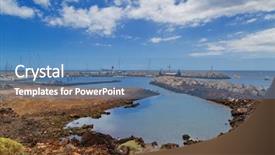  Presentation with mangrove avicenia marina - Slide set featuring abrigos in the south east background and a teal colored foreground