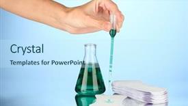  Presentation with testing - Amazing PPT theme having abrorption - testing sanitary pads for absorbency backdrop and a cool aqua colored foreground
