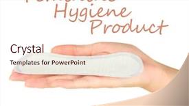  Presentation with sanitary pad - Amazing PPT theme having pepperoni pizza upon baking parchment backdrop and a lemonade colored foreground.