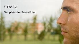  Presentation with avengers 3d man brave superhero - Beautiful slide deck featuring absent - pensive man backdrop and a sky blue colored foreground