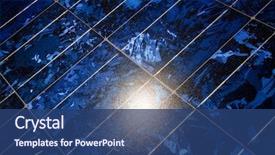  Presentation with solar electricity - PPT theme with absorbs sunlight to generate electricity background and a ocean colored foreground