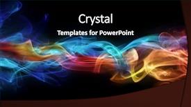  Presentation with fire ice design - Slide deck having abstract - fire ice design background and a black colored foreground