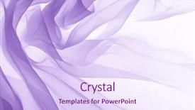  Presentation with purple - Cool new theme with abstract - soft purple chiffon with curve backdrop and a sky blue colored foreground