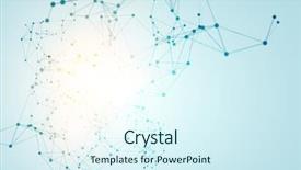  Presentation with connection - PPT theme consisting of abstract - technologies for connection background and a sky blue colored foreground