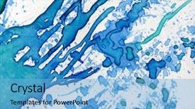 Presentation with abstract watercolor - Presentation with abstract 10 - green blue watercolor 10 background and a  colored foreground