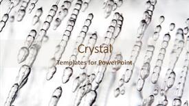  Presentation with air bubbles - Colorful slide deck enhanced with abstract 10 - micro air bubbles backdrop and a sky blue colored foreground