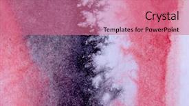  Presentation with watercolor red - Cool new PPT theme with abstract 10 - red and black watercolor background backdrop and a coral colored foreground