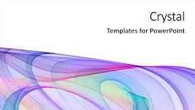  Presentation with high science 3d rendering - Colorful PPT theme enhanced with abstract 10 - translucent multicolored abstraction - high backdrop and a white colored foreground