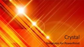  Presentation with abstract red - Theme consisting of abstract 3d technology lines background and a gold colored foreground