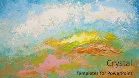  Presentation with canvas - Presentation theme enhanced with stock market quotes stock exchang background and a white colored foreground