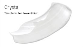  Presentation with stroke - PPT theme consisting of abstract-acrylic-white-color-smear background and a white colored foreground