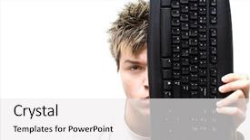  Presentation with key - Amazing presentation design having abstract adolescence - high key - portrait backdrop and a  colored foreground