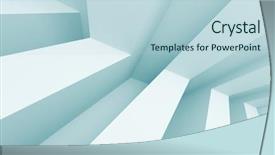  Presentation with architecture - Amazing slide deck having abstract architecture background backdrop and a light blue colored foreground