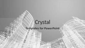  Presentation with architecture - Amazing PPT theme having abstract architecture backdrop and a light gray colored foreground