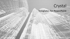  Presentation with architecture - Audience pleasing PPT theme consisting of abstract architecture backdrop and a light gray colored foreground