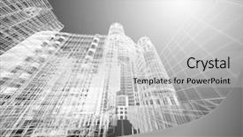  Presentation with architecture - PPT layouts having abstract architecture background and a light gray colored foreground