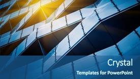  Presentation with architecture - Slides consisting of abstract architecture background and a ocean colored foreground