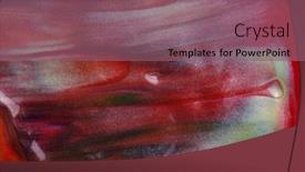  Presentation with paint art - Amazing PPT layouts having abstract-art-background-fragment backdrop and a violet colored foreground