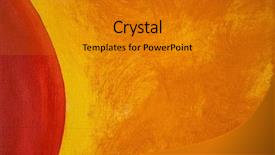  Presentation with abstract art oil painting - Presentation theme consisting of abstract art background oil painting background and a gold colored foreground