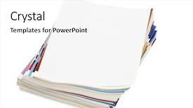  Presentation with article - Amazing PPT theme having abstract article - magazine isolated on white background backdrop and a white colored foreground