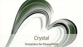  Presentation with folded heart - Colorful presentation theme enhanced with abstract article - selective focus image of magazine backdrop and a cream colored foreground