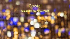  Presentation with party lights - Slide deck consisting of abstract-backdrop-party-mirrors and a tawny brown colored foreground