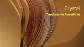  Presentation with abstract gold - Amazing PPT layouts having abstract-backgound-gold-bronze-wave backdrop and a tawny brown colored foreground